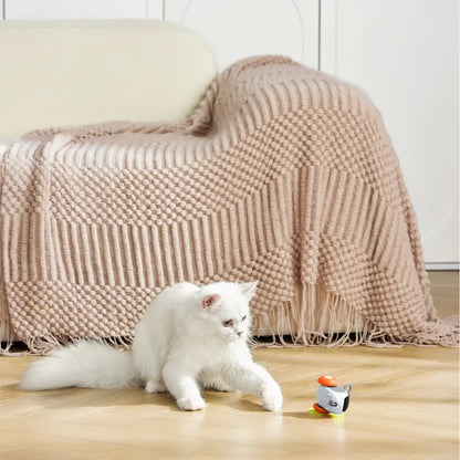 Smart Rolling Cat Toy: Remote-Controlled Electric Ball for Cats Self-Amusing Rolling Ball Pet Toy for Cats